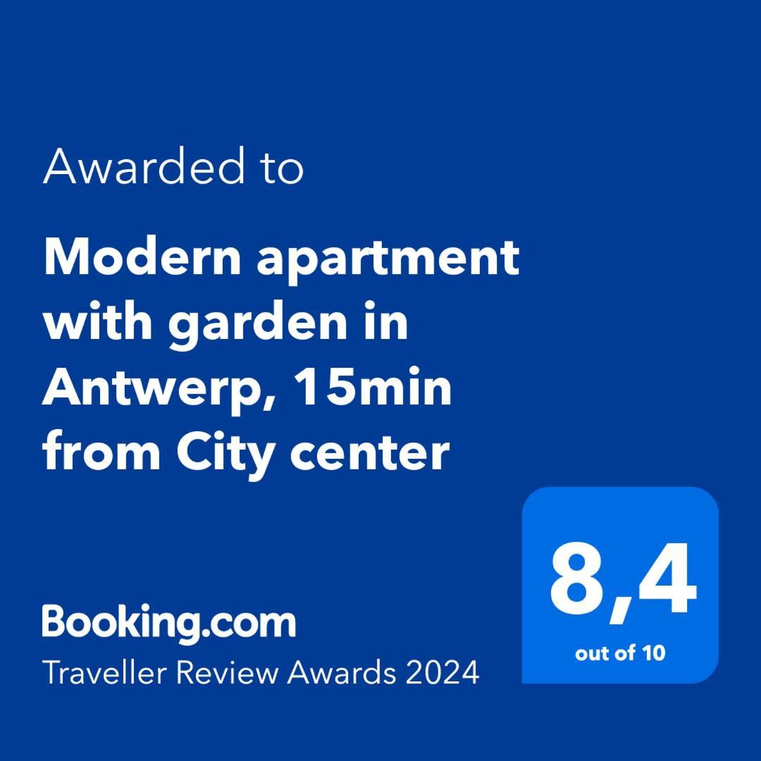 Modern Apartment With Garden In Antwerp, 15Min From City Center Exterior photo